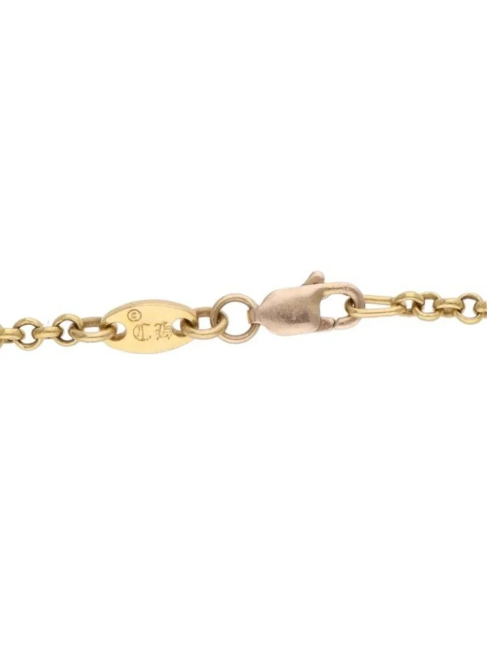 Chrome Hearts 22k Neckchain Roll Chain Vintage Gold Necklace